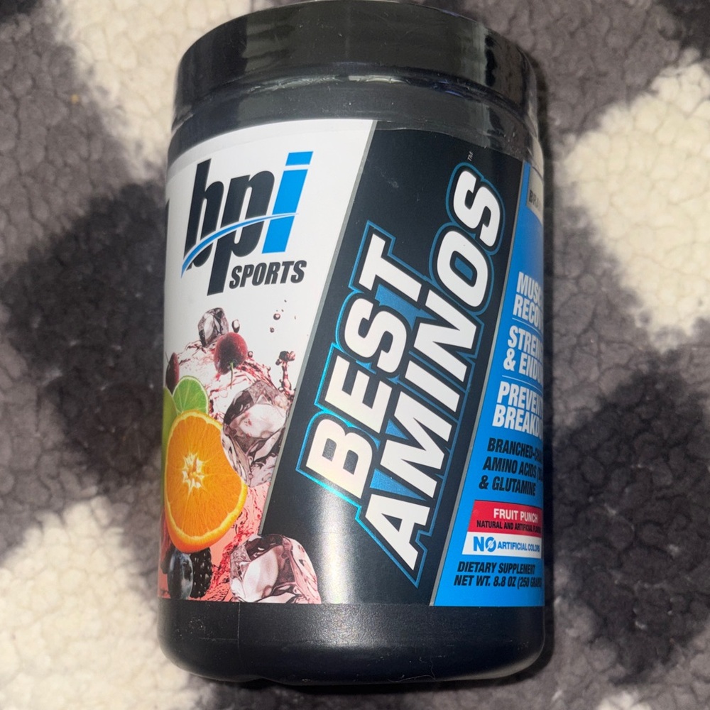 BPI Sports BEST BCAA PUMP BEST AMINOS FRUIT PUNCH - 25 Servings Exp 10/27- Seale